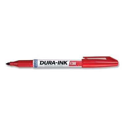 DURA-INK 15 MARKERS RED 1/16 IN FELT